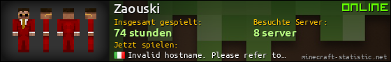 Benutzerleisten 560x90 für Zaouski