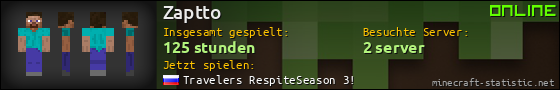 Benutzerleisten 560x90 für Zaptto