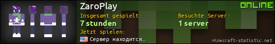 Benutzerleisten 560x90 für ZaroPlay