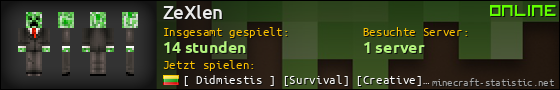 Benutzerleisten 560x90 für ZeXlen