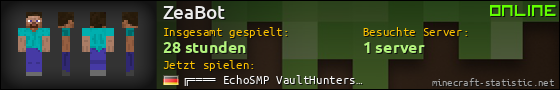 Benutzerleisten 560x90 für ZeaBot
