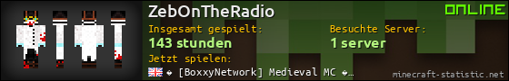 Benutzerleisten 560x90 für ZebOnTheRadio