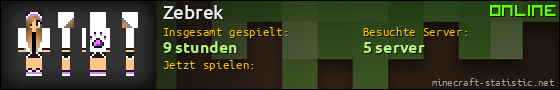 Benutzerleisten 560x90 für Zebrek