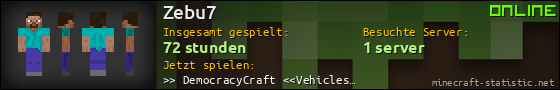 Benutzerleisten 560x90 für Zebu7