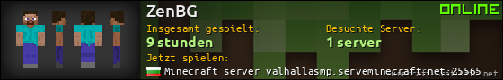 Benutzerleisten 560x90 für ZenBG