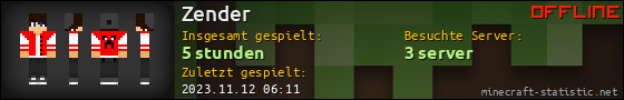 Benutzerleisten 560x90 für Zender