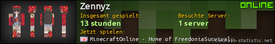 Benutzerleisten 560x90 für Zennyz