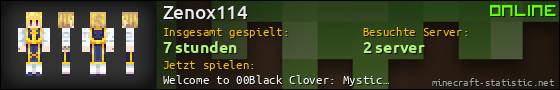 Benutzerleisten 560x90 für Zenox114