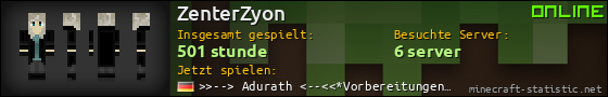 Benutzerleisten 560x90 für ZenterZyon
