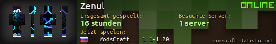 Benutzerleisten 560x90 für Zenul