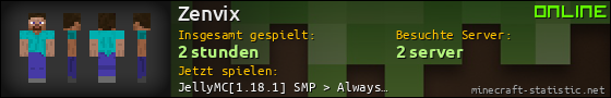 Benutzerleisten 560x90 für Zenvix