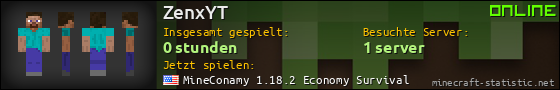Benutzerleisten 560x90 für ZenxYT
