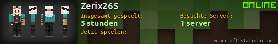 Benutzerleisten 560x90 für Zerix265