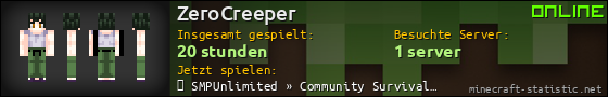 Benutzerleisten 560x90 für ZeroCreeper