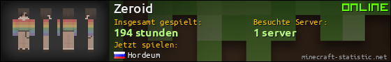 Benutzerleisten 560x90 für Zeroid