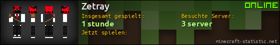 Benutzerleisten 560x90 für Zetray