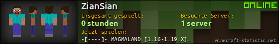 Benutzerleisten 560x90 für ZianSian