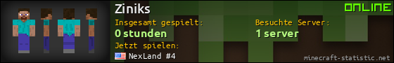 Benutzerleisten 560x90 für Ziniks