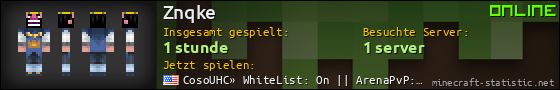 Benutzerleisten 560x90 für Znqke