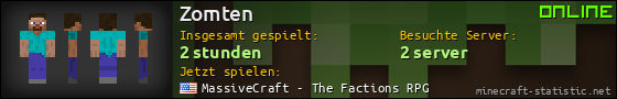 Benutzerleisten 560x90 für Zomten