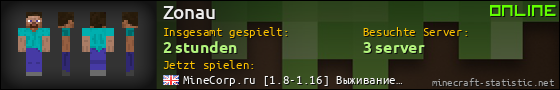 Benutzerleisten 560x90 für Zonau