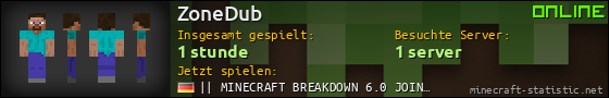 Benutzerleisten 560x90 für ZoneDub