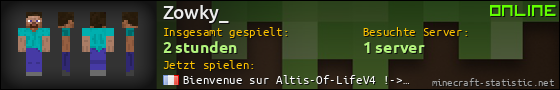Benutzerleisten 560x90 für Zowky_