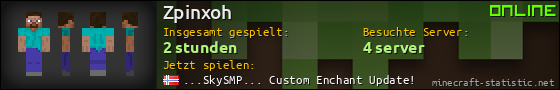 Benutzerleisten 560x90 für Zpinxoh