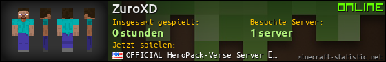 Benutzerleisten 560x90 für ZuroXD