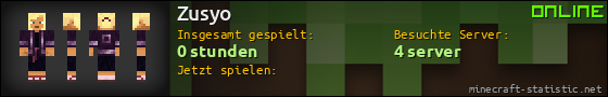 Benutzerleisten 560x90 für Zusyo