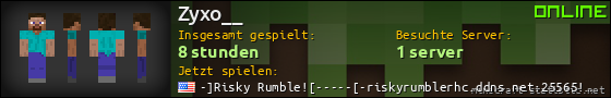 Benutzerleisten 560x90 für Zyxo__