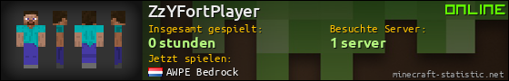 Benutzerleisten 560x90 für ZzYFortPlayer