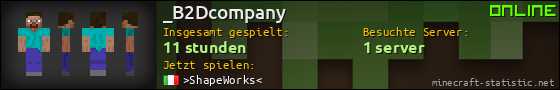 Benutzerleisten 560x90 für _B2Dcompany