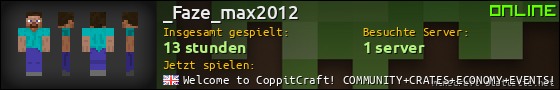 Benutzerleisten 560x90 für _Faze_max2012