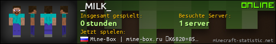 Benutzerleisten 560x90 für _MILK_