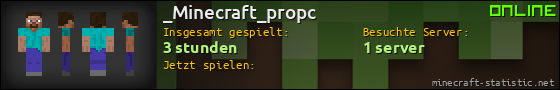 Benutzerleisten 560x90 für _Minecraft_propc