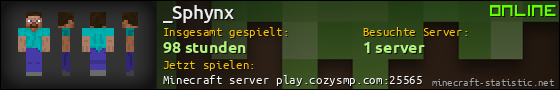Benutzerleisten 560x90 für _Sphynx