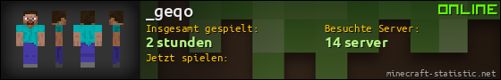 Benutzerleisten 560x90 für _geqo