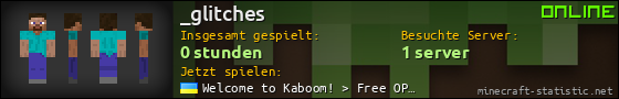 Benutzerleisten 560x90 für _glitches