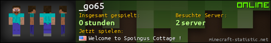 Benutzerleisten 560x90 für _go65