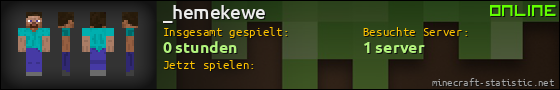 Benutzerleisten 560x90 für _hemekewe