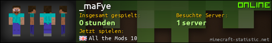 Benutzerleisten 560x90 für _maFye