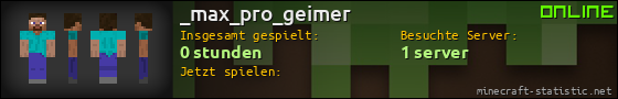 Benutzerleisten 560x90 für _max_pro_geimer