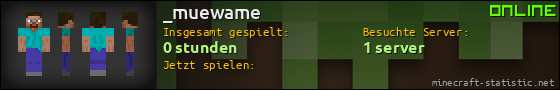 Benutzerleisten 560x90 für _muewame