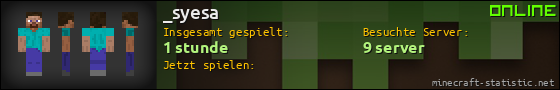 Benutzerleisten 560x90 für _syesa