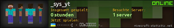Benutzerleisten 560x90 für _sys_yt