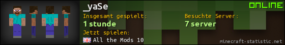 Benutzerleisten 560x90 für _yaSe
