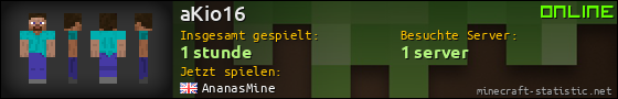 Benutzerleisten 560x90 für aKio16