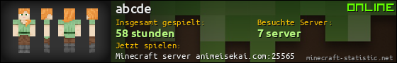 Benutzerleisten 560x90 für abcde