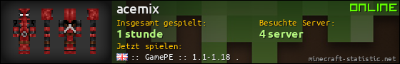 Benutzerleisten 560x90 für acemix